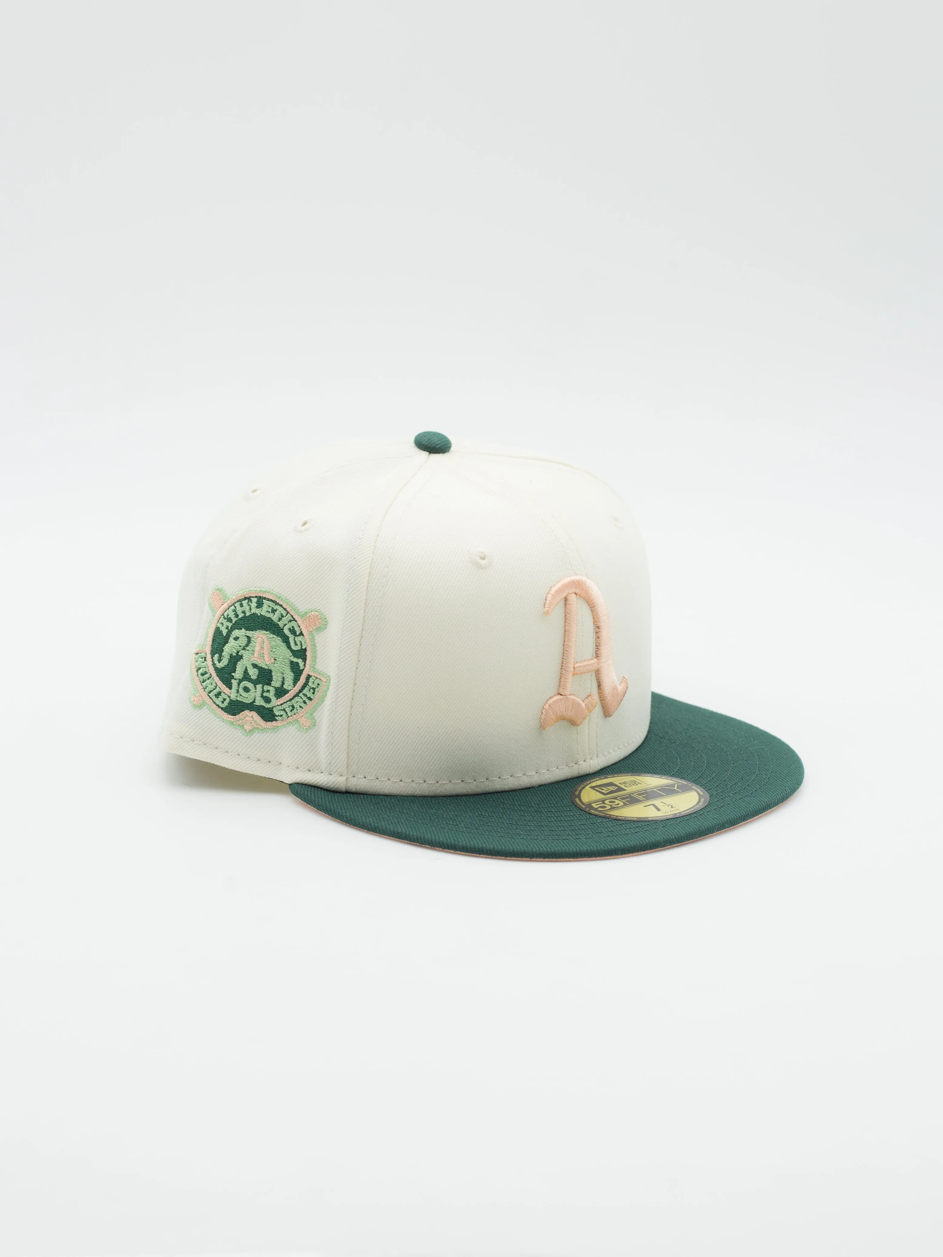 59FIFTY Chrome World Series Philladelphia Athletics Beige/Green
