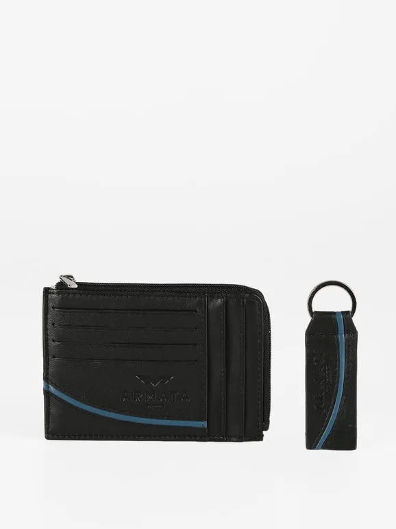 Armata Di Mare Set de regalo de tarjetero y llavero para hombre