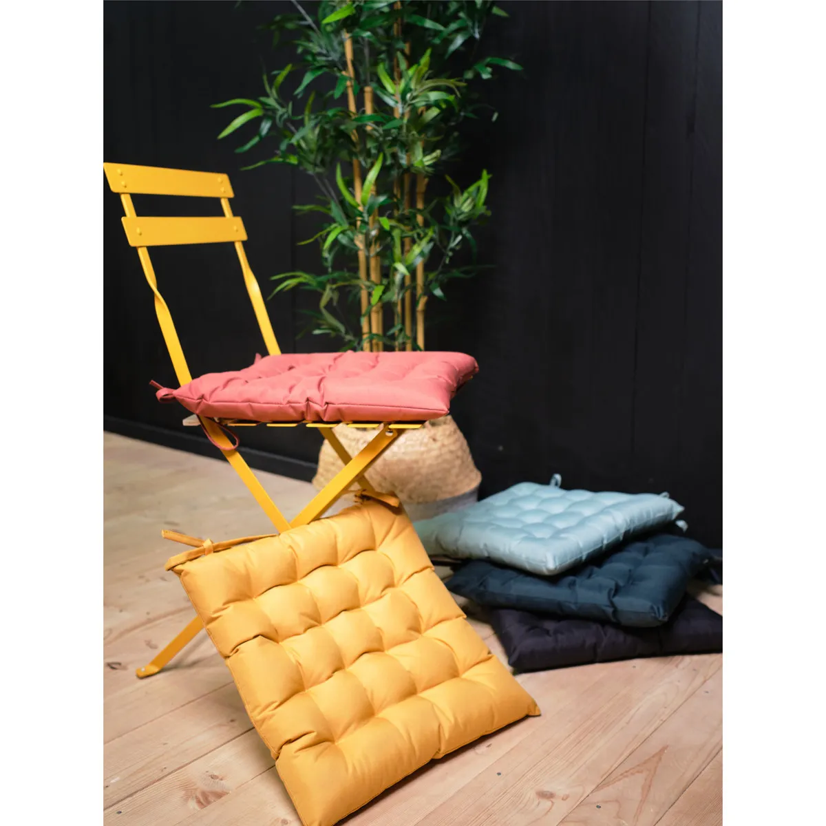 Assise Matelassée 40/40 Polyester Ocre Spirit Garden 22
