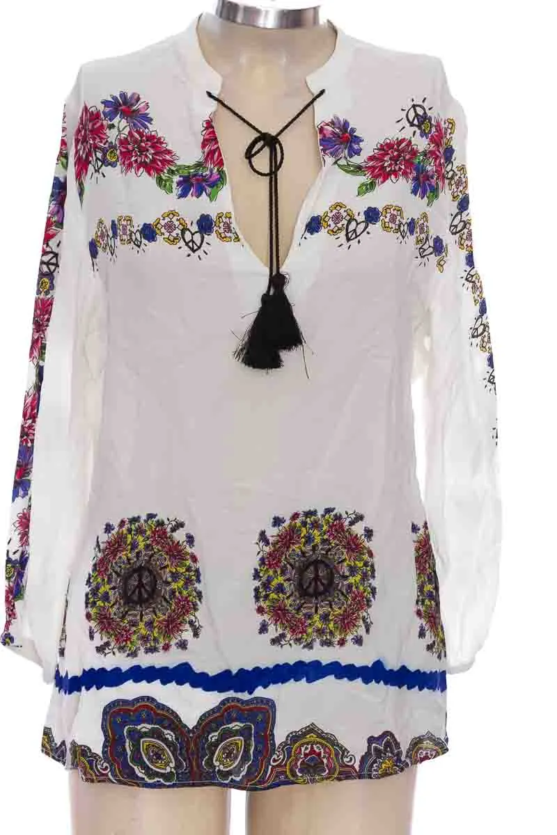 BLUSA COLOR BLANCO  DESIGUAL