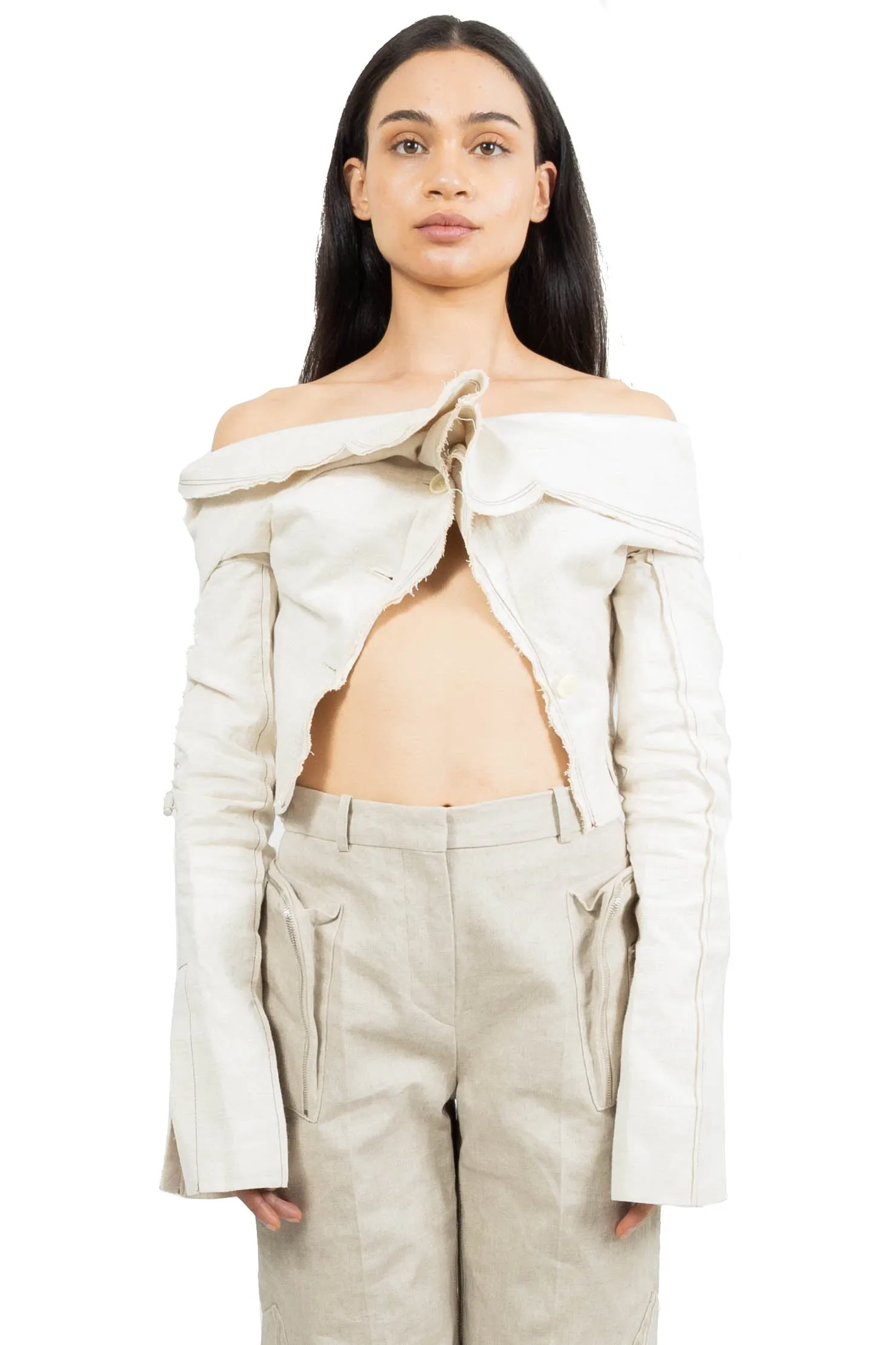 Jacquemus La Veste Camargue Light Beige