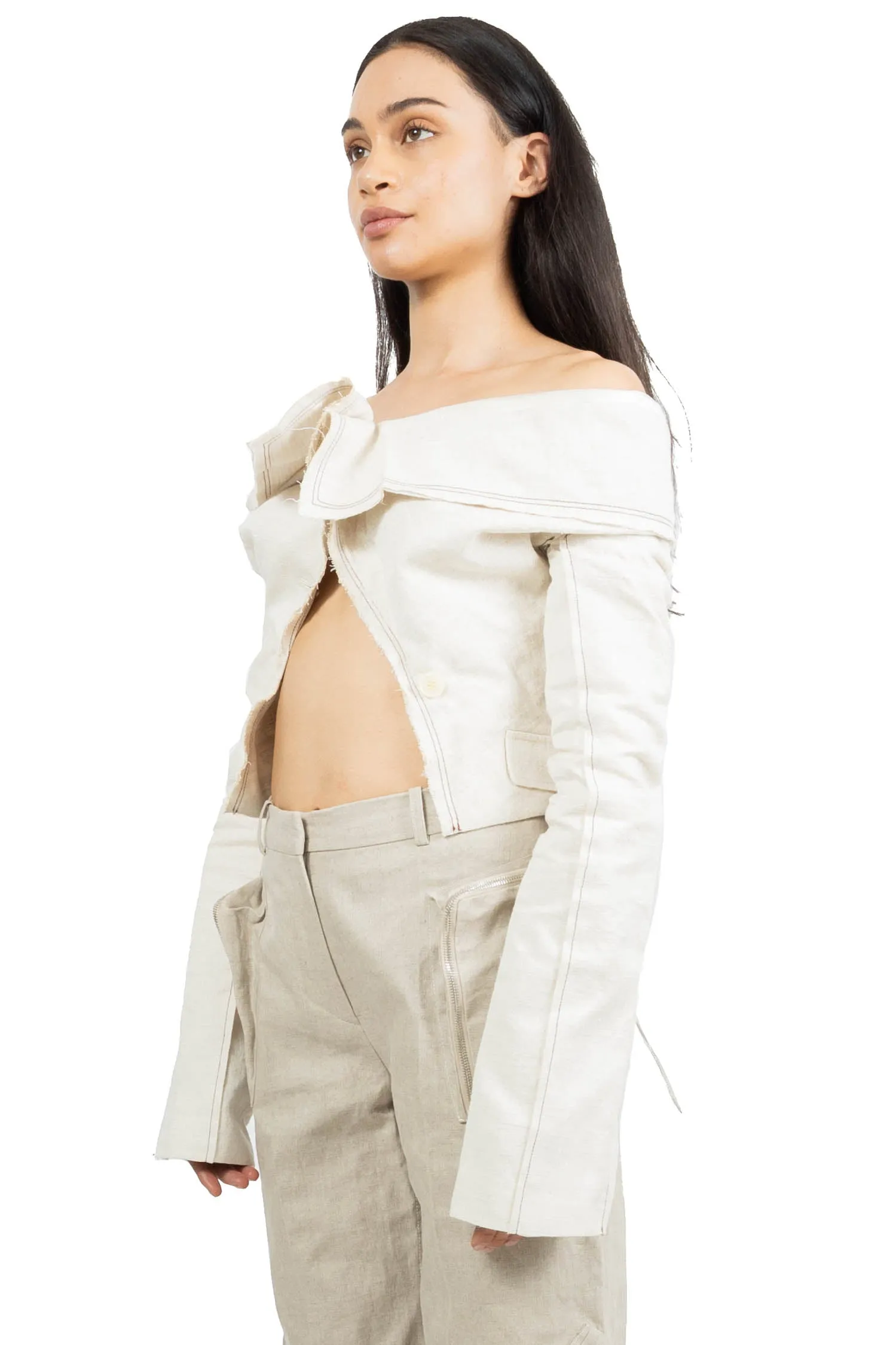 Jacquemus La Veste Camargue Light Beige