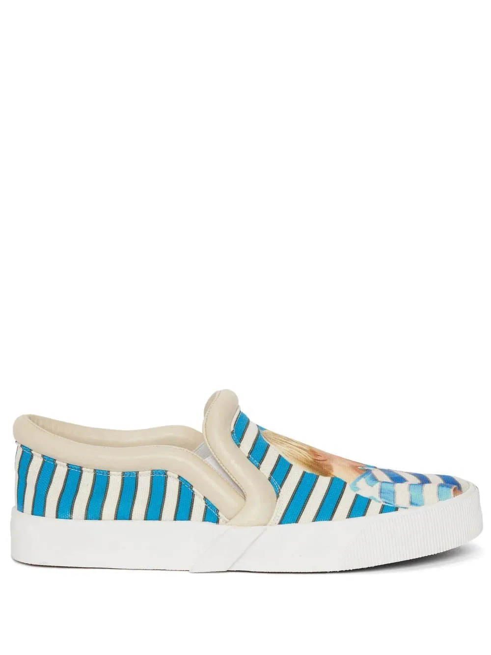 Jw Anderson Canvas Print Boy/Apple 101 White + Nappa Beige