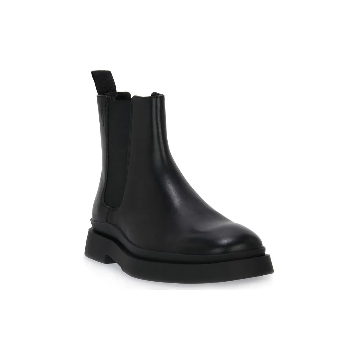 MIKE COW LEATHER BLACK