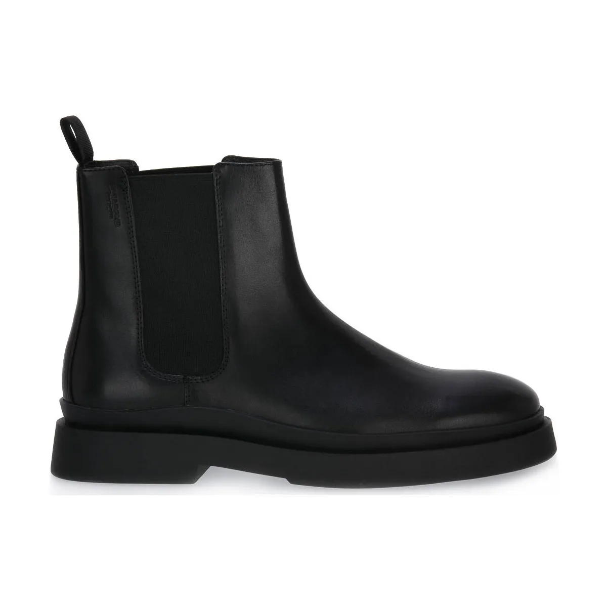 MIKE COW LEATHER BLACK