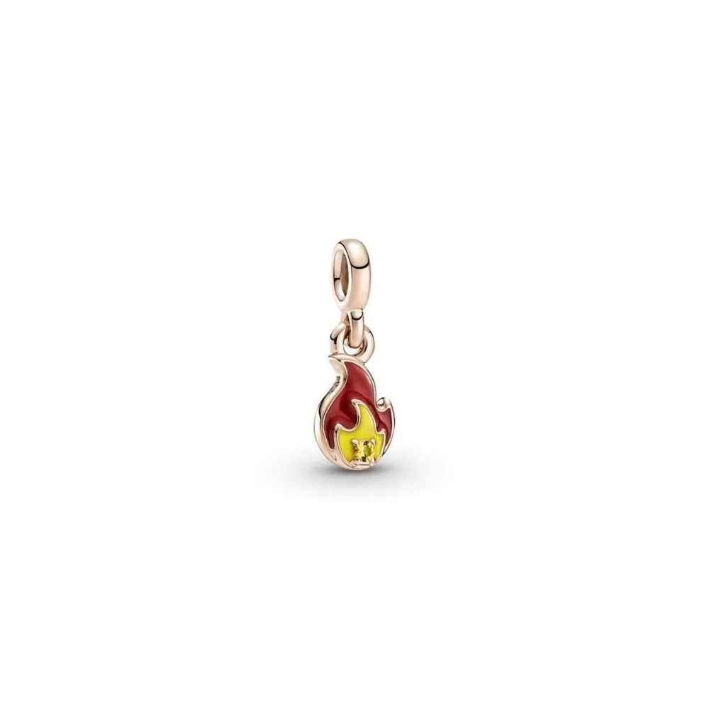 Mini Colgante Llama Ardiente Pandora ME