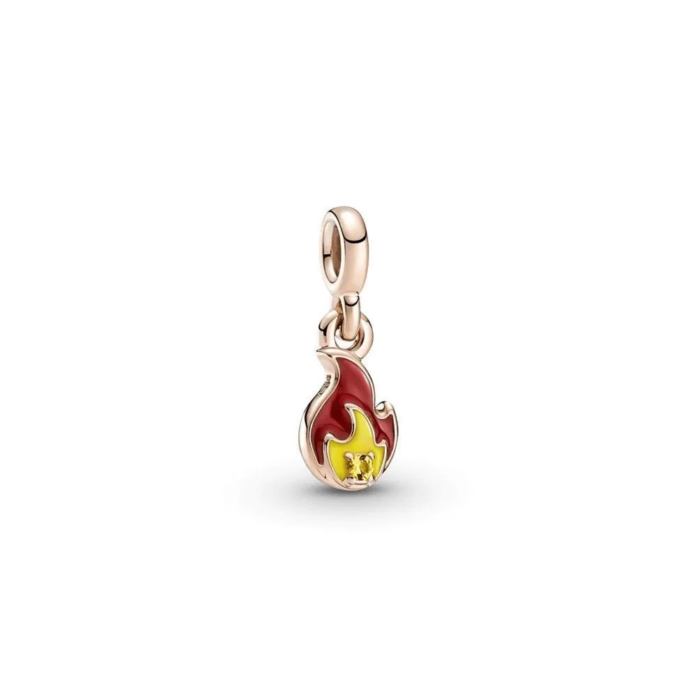 Mini Colgante Llama Ardiente Pandora ME