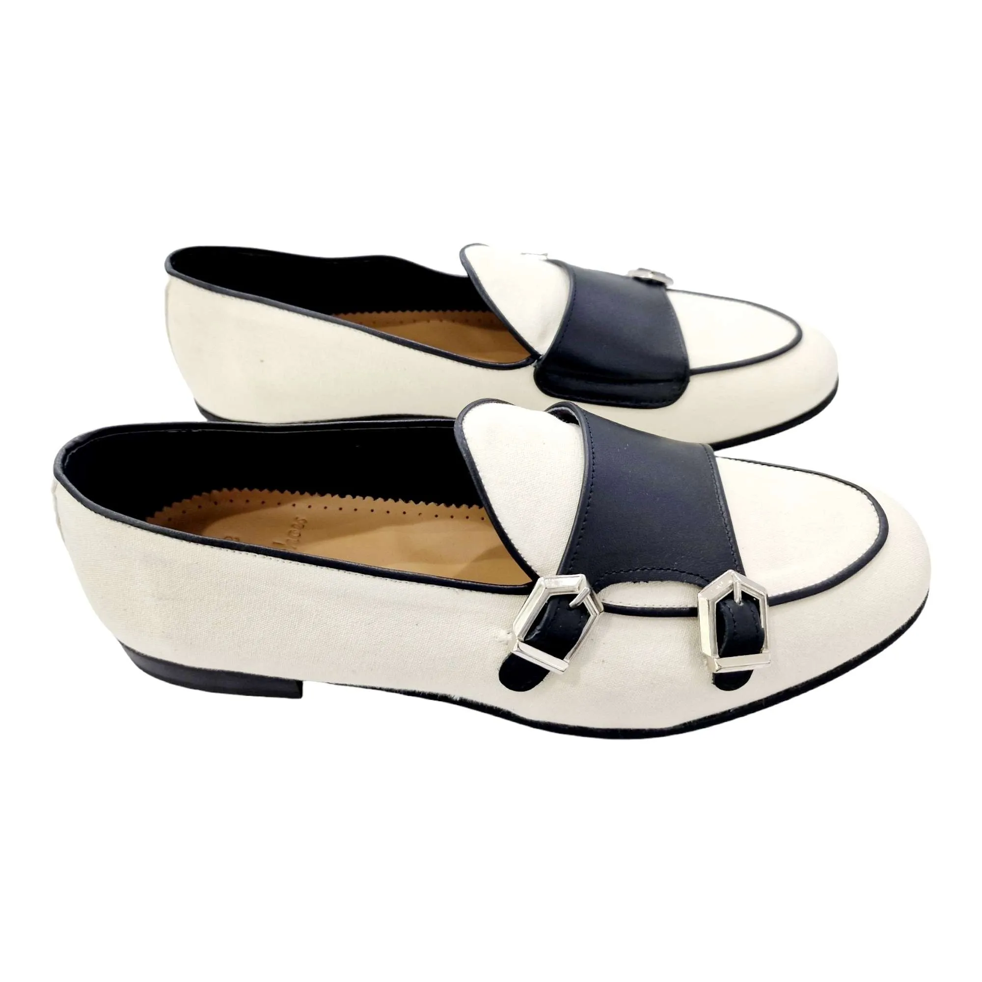 MOCASIN BELGA HOMBRE DOBLE MONK HEBILLAS BEIGE
