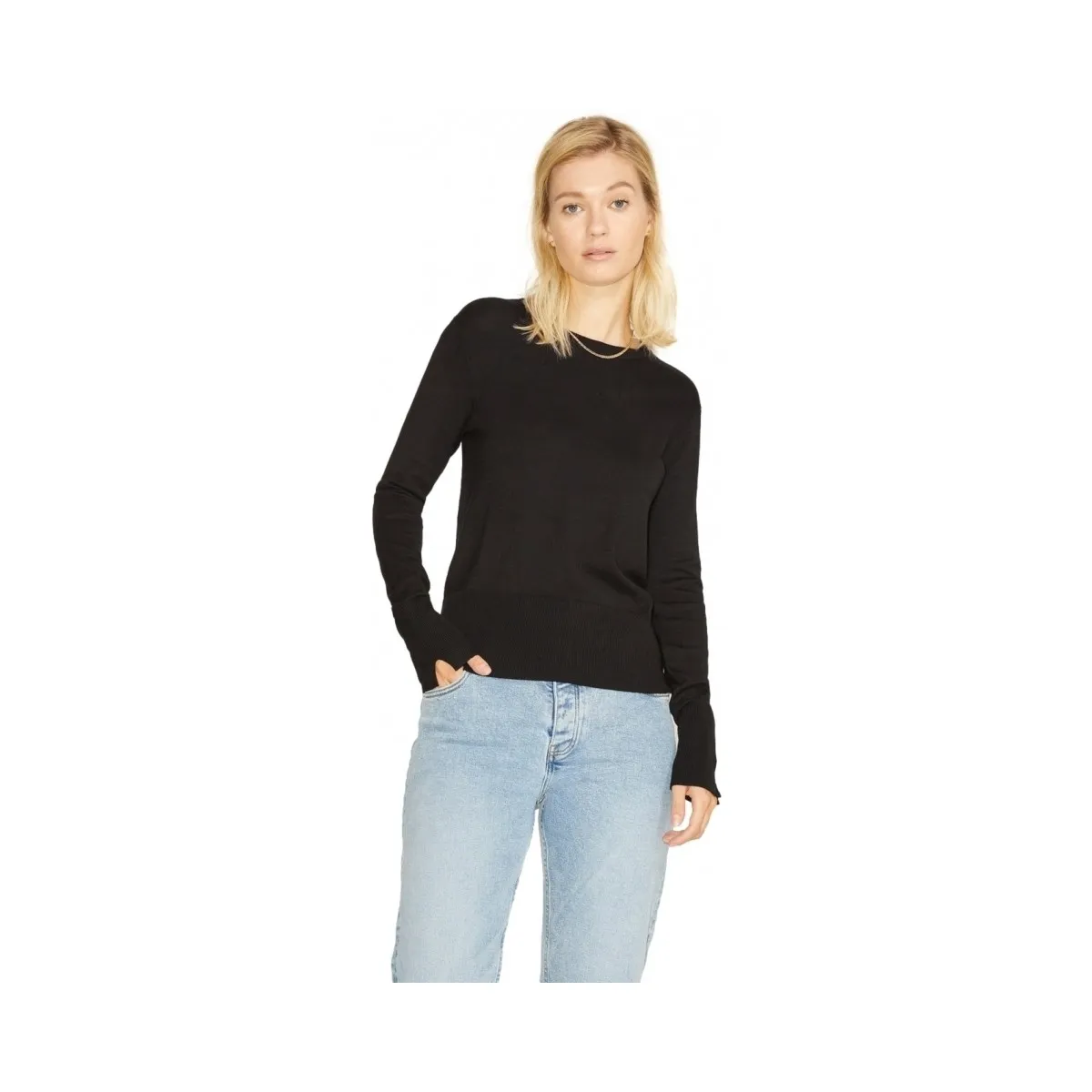 NOOS KNIT LARA L/S  BLACK