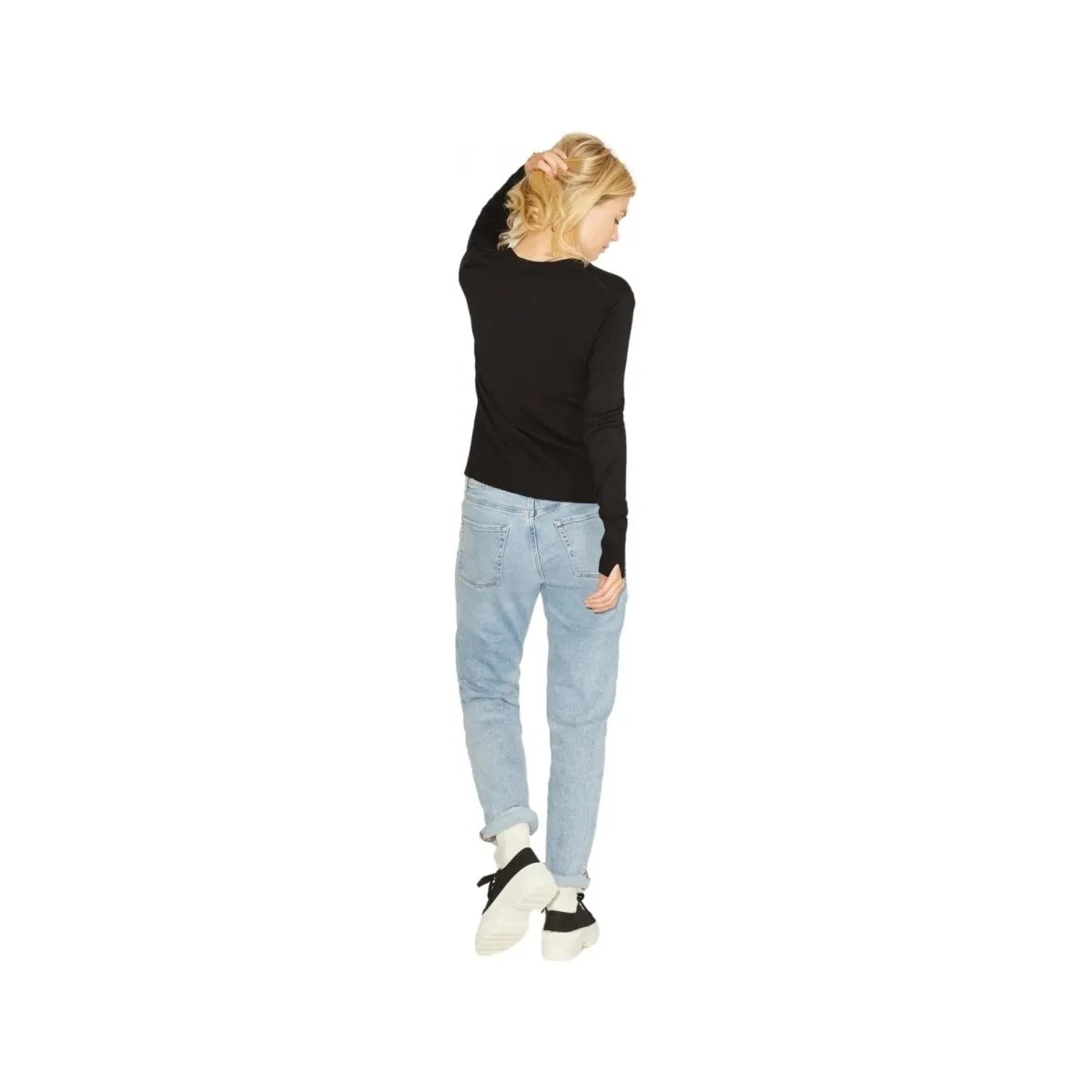 NOOS KNIT LARA L/S  BLACK
