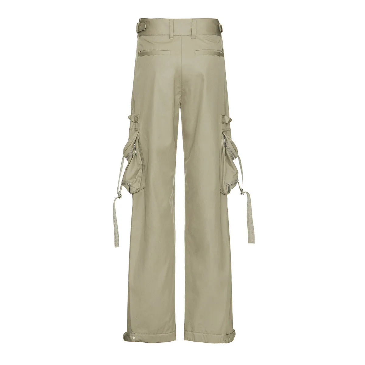 Off White Zip Cot Cargo Pant Beige No Color