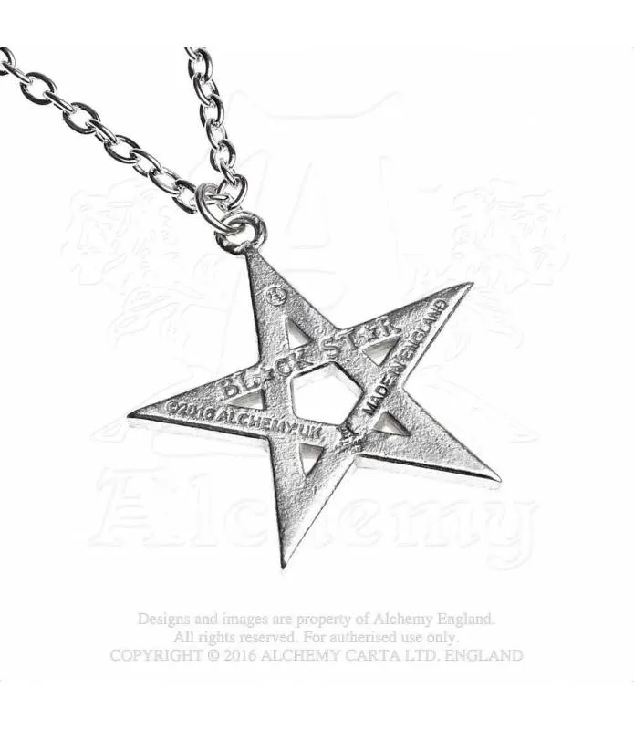 P775 COLGANTE "BLACK STAR" PENDANT BY ALCHEMY