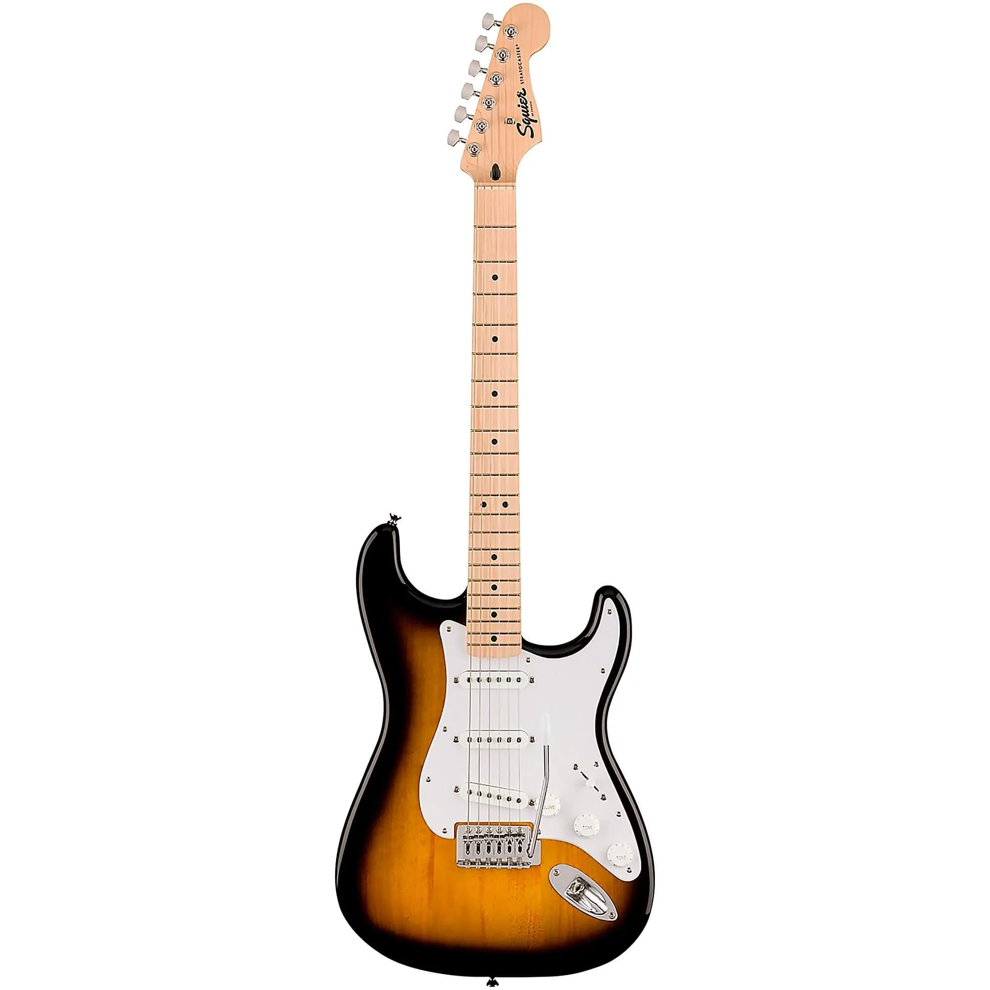 PAQUETE SQUIER SONIC STRATOCASTER 2COLOR SUNBURST CON FRONTMAN 10G