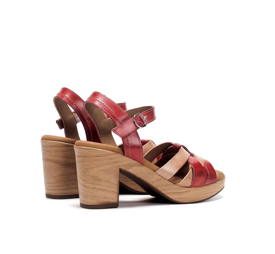 PILAR D8555 Sandalia Roja