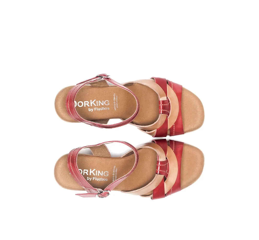 PILAR D8555 Sandalia Roja