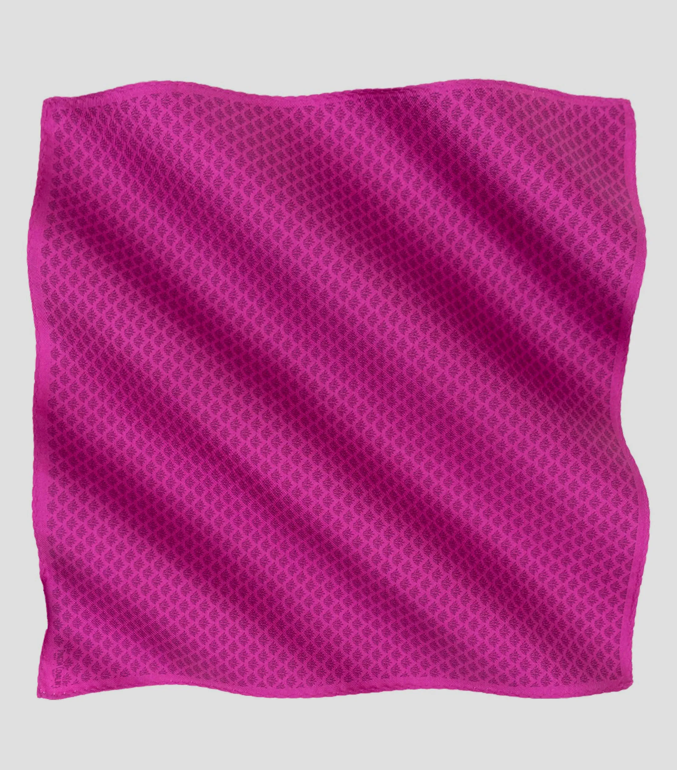 Pineda Covalin Pañuelo en Seda con Agaves Fucsia Hombre