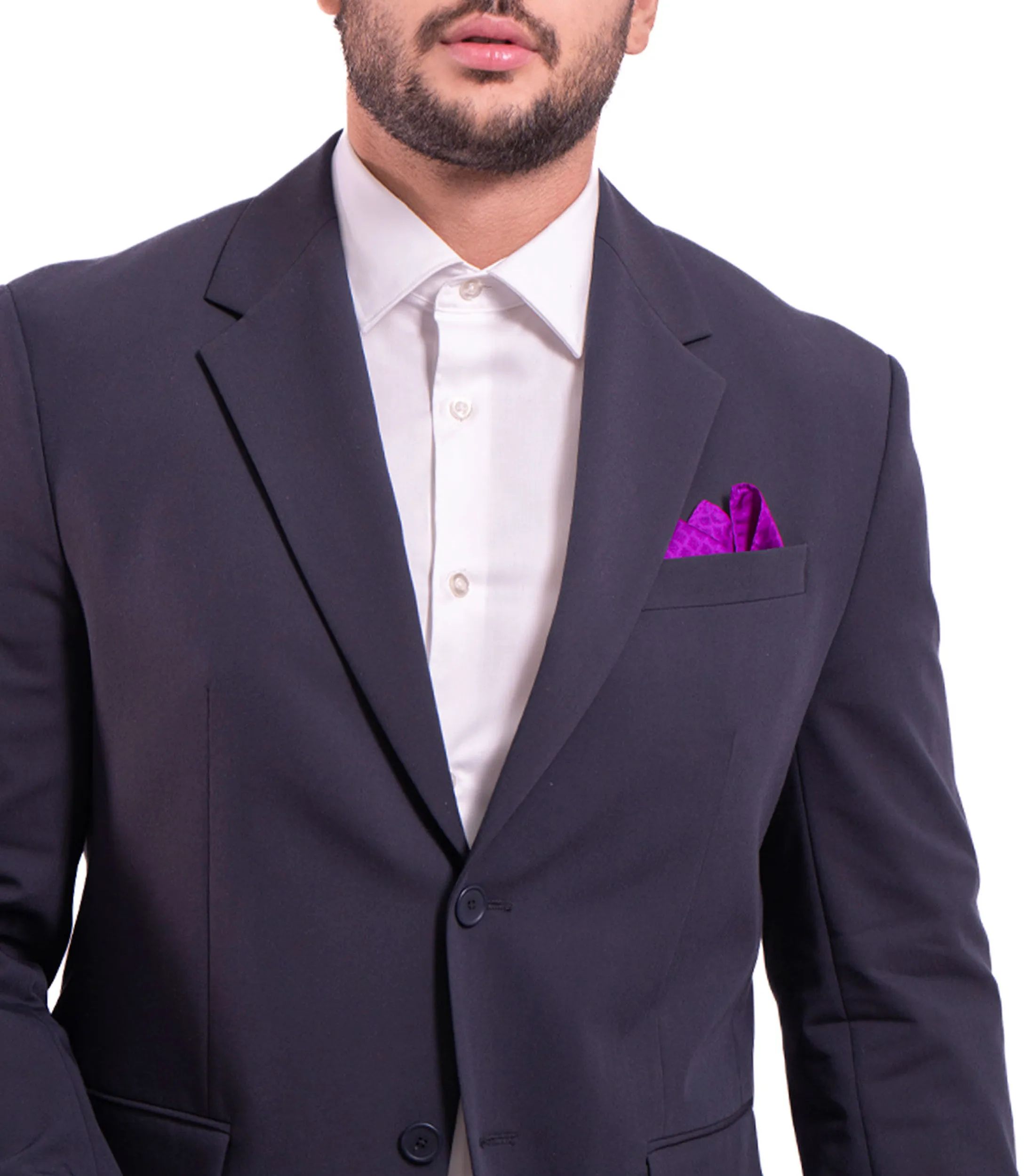 Pineda Covalin Pañuelo en Seda con Agaves Fucsia Hombre