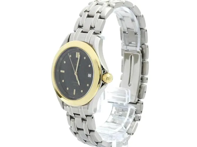 Reloj para hombre Omega Seamaster de acero y oro de 18K con movimiento de cuarzo 