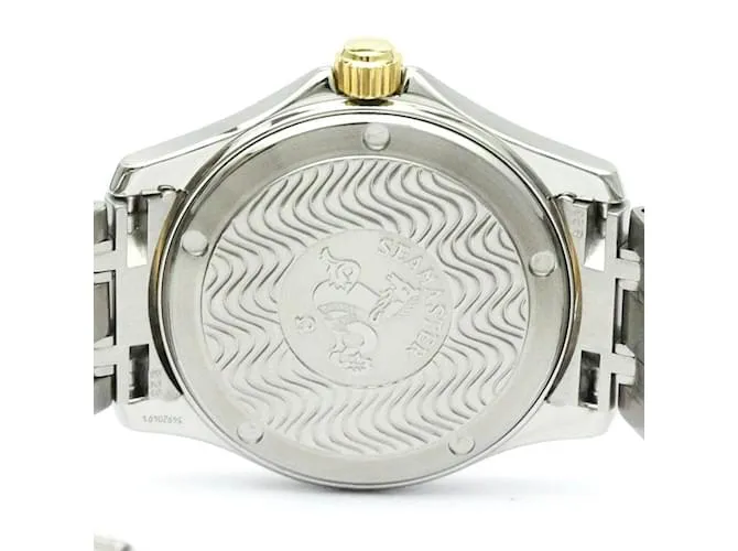 Reloj para hombre Omega Seamaster de acero y oro de 18K con movimiento de cuarzo 