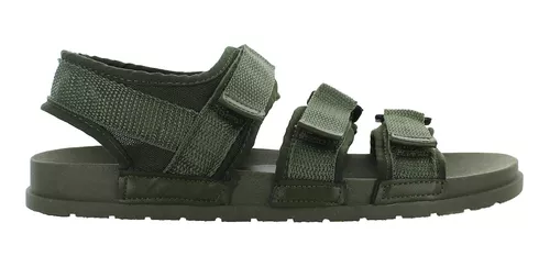 Ronassi Huarache Velcro Textil Olivo Hombre 80263