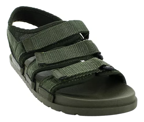 Ronassi Huarache Velcro Textil Olivo Hombre 80263