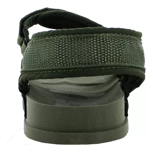 Ronassi Huarache Velcro Textil Olivo Hombre 80263