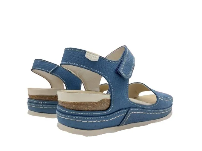 SANDALIA MADISON CON CUÑA ON FOOT EN COLOR MARINO 250