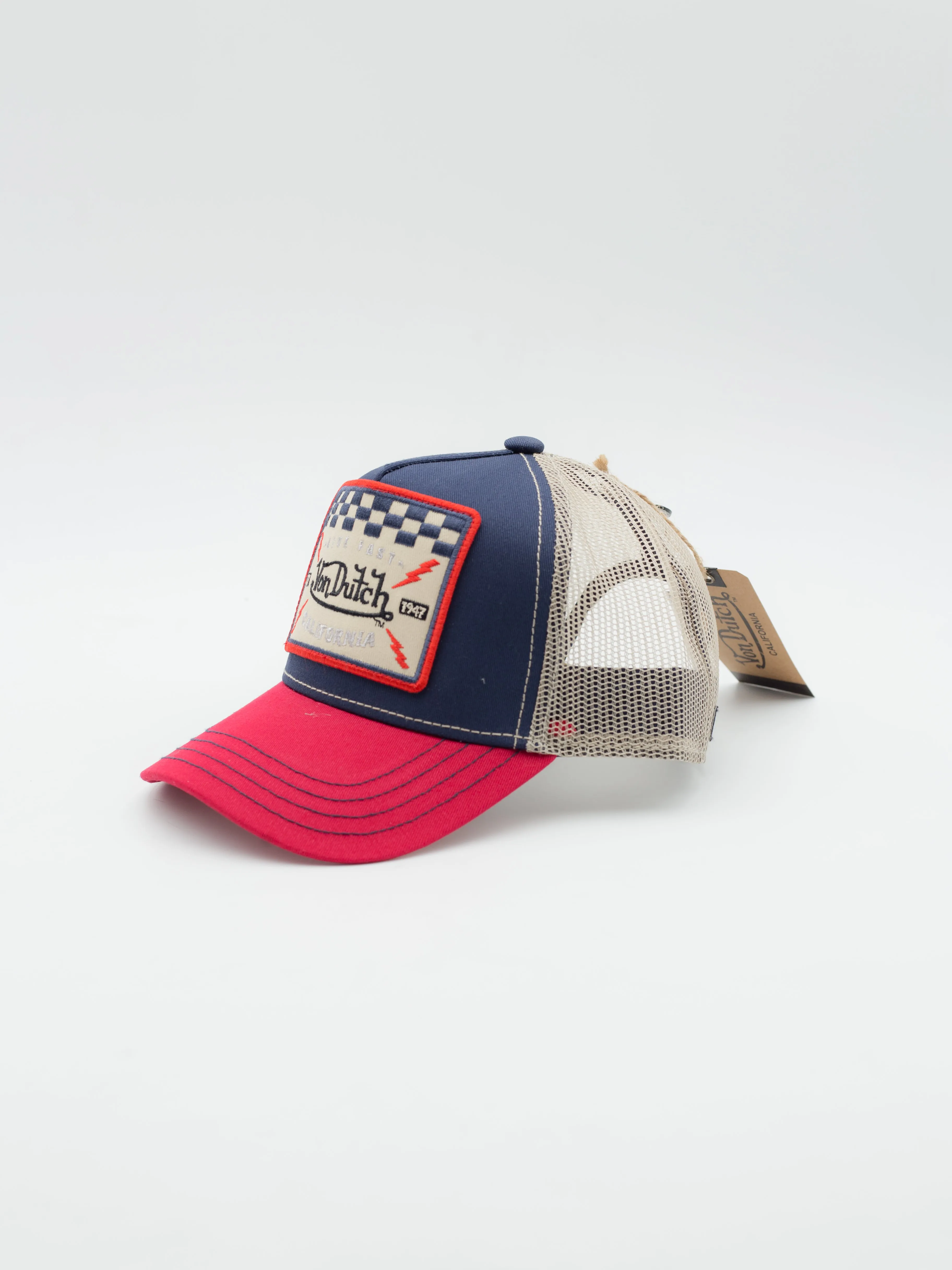 Square16 Trucker Blue/Red/Beige (Kids)