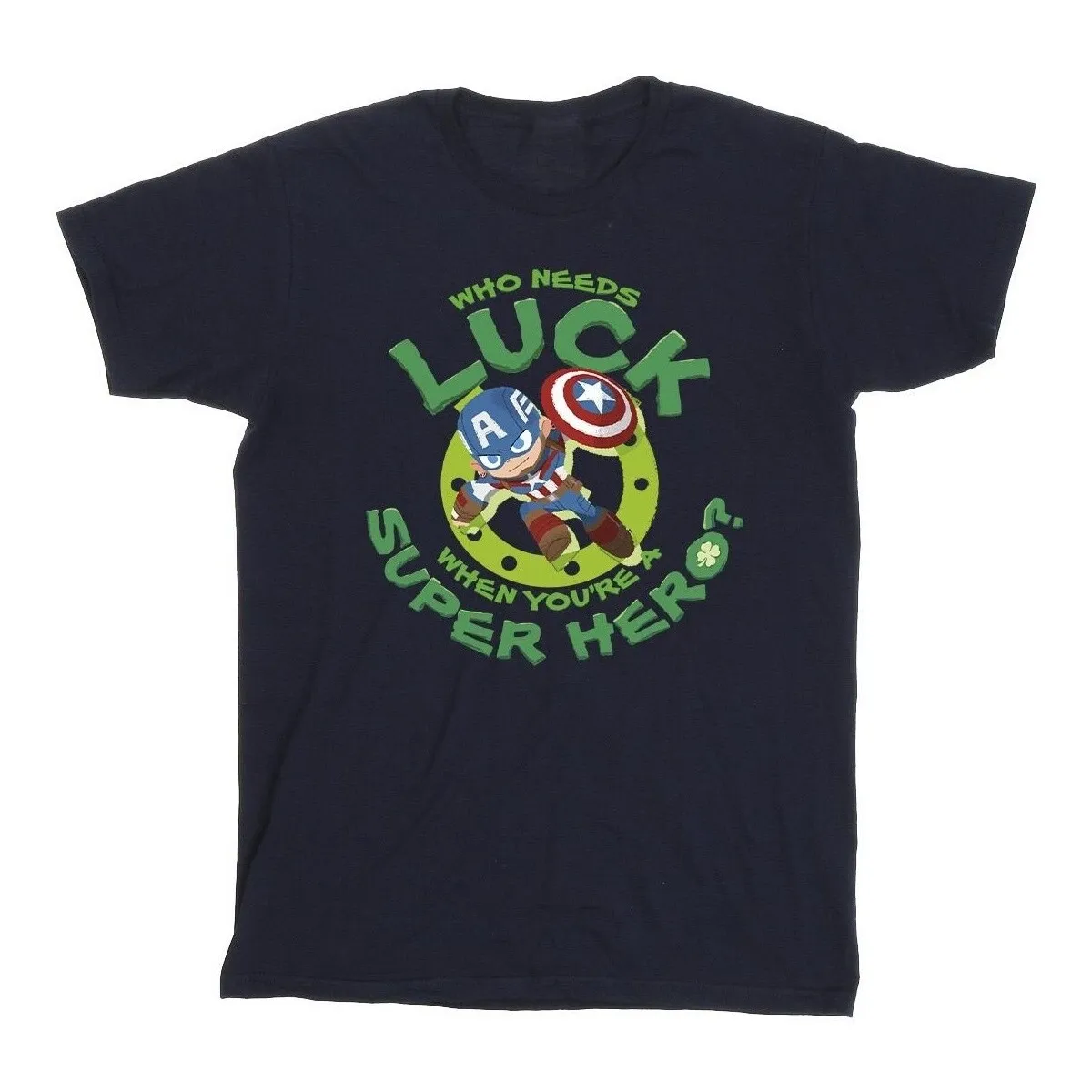 St Patrick's Day Captain America Luck