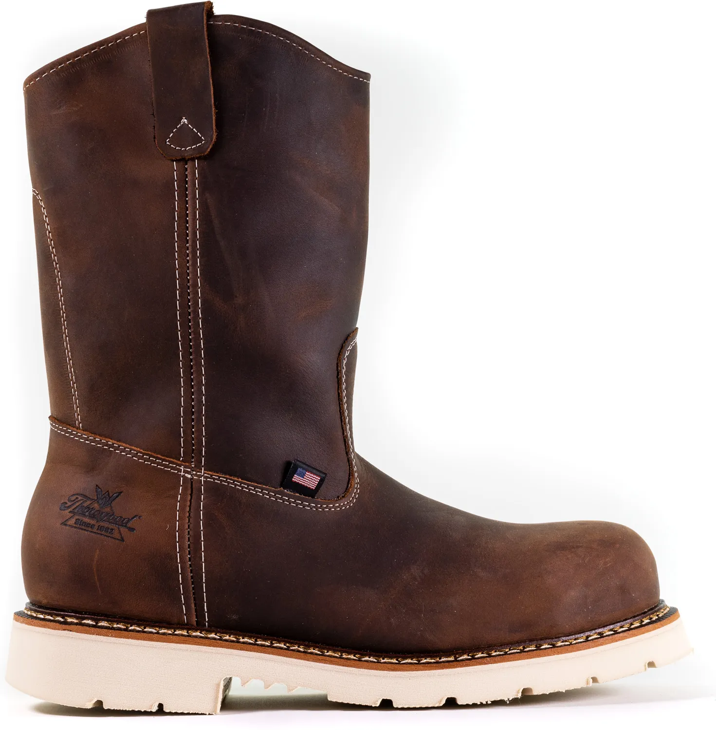 THOROGOOD/WEINBRENNER WELLINGTON EH DE 11 PULGADAS CON PUNTERA DE ACERO, MARRÝN DE HOMBRE THOROGOOD TG8044372