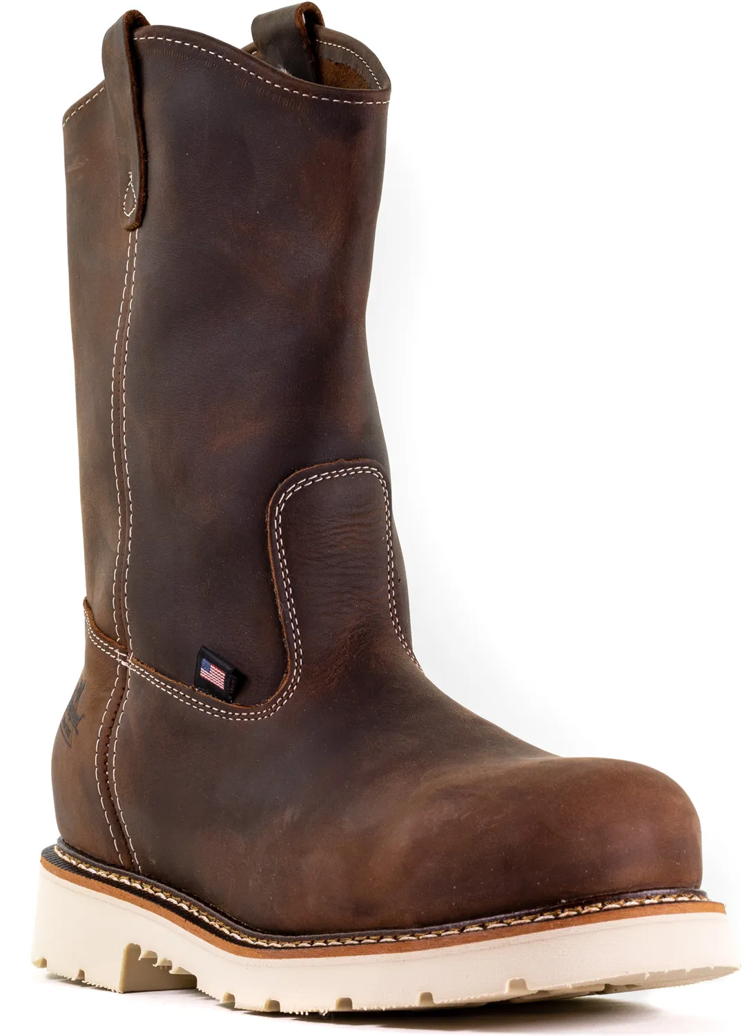 THOROGOOD/WEINBRENNER WELLINGTON EH DE 11 PULGADAS CON PUNTERA DE ACERO, MARRÝN DE HOMBRE THOROGOOD TG8044372