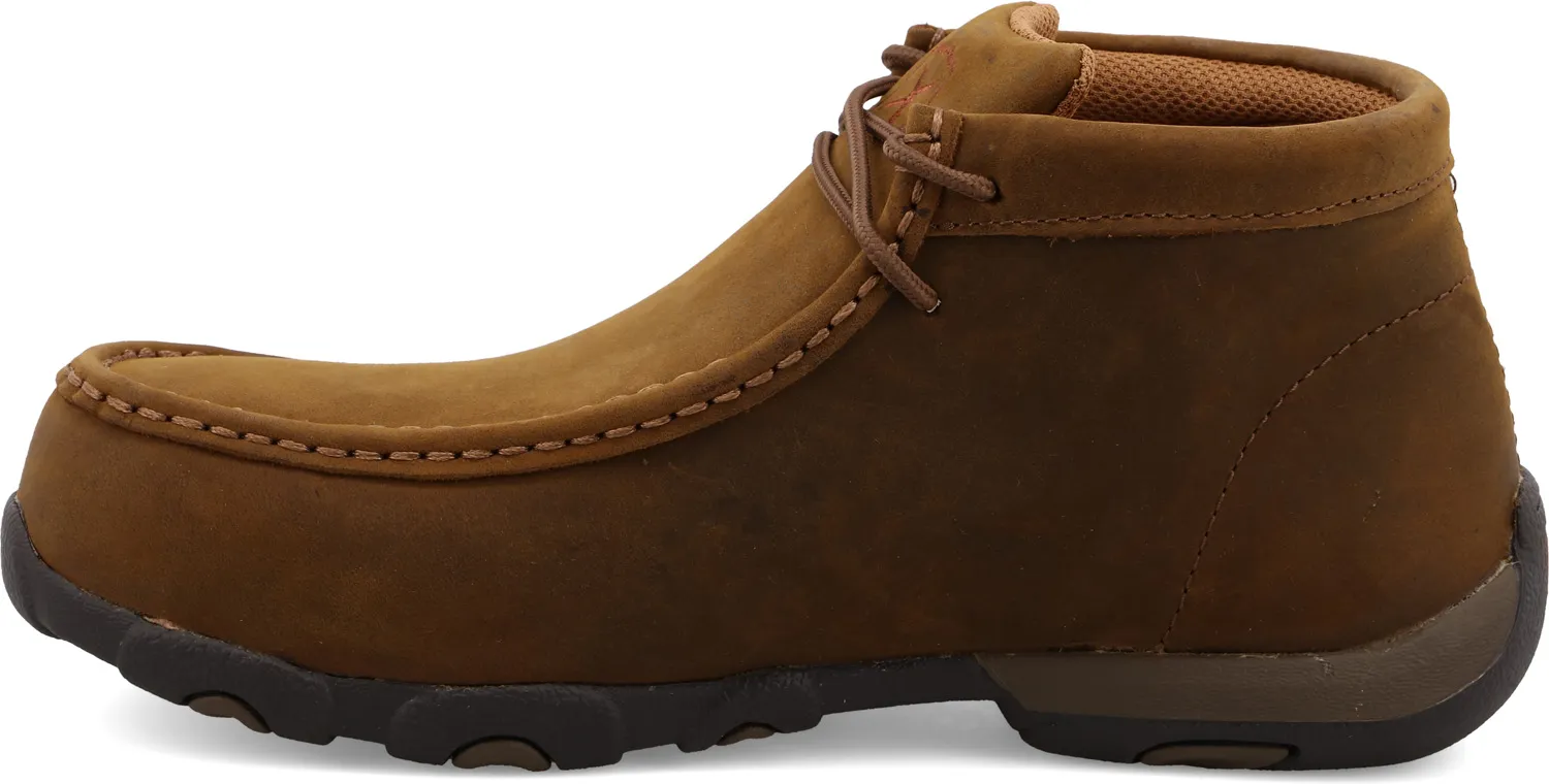 TWISTED X Mocas×n Driving chukka EH Mt con puntera de material compuesto, color silla de montar, de mujer, Twisted X TWWDMCTM1