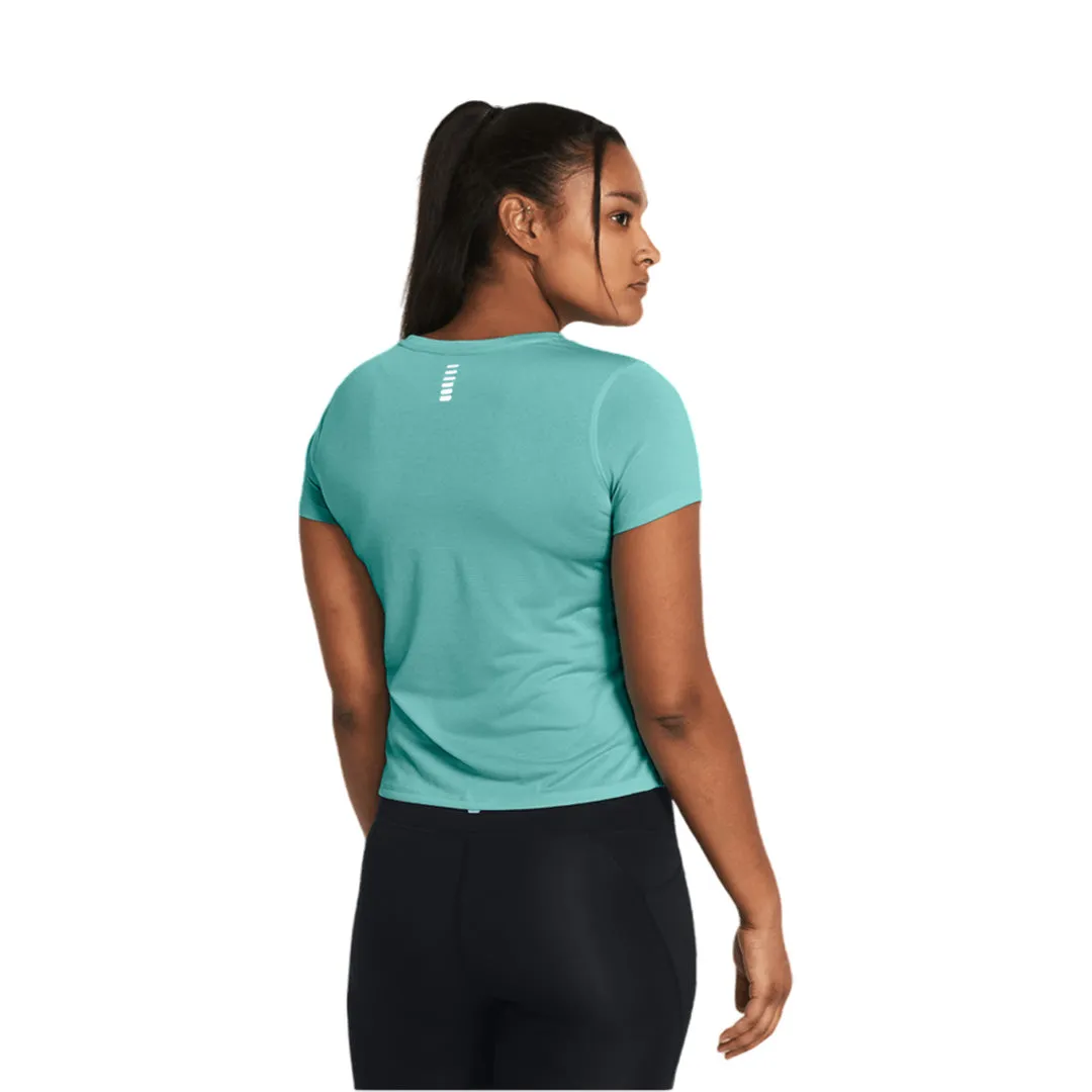 UA LAUNCH SHORTSLEEVEGRN