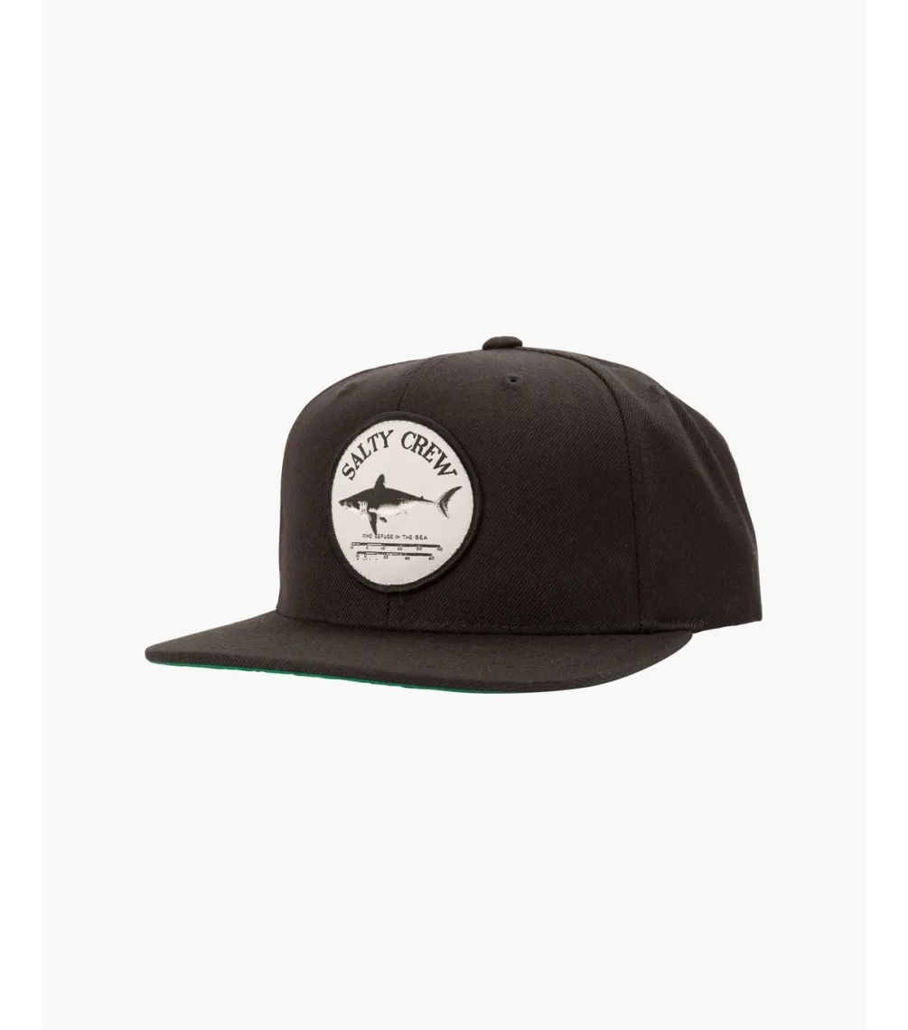 VISERA SALTY CREW BRUCE BOYS 6 PANEL  BLACK
