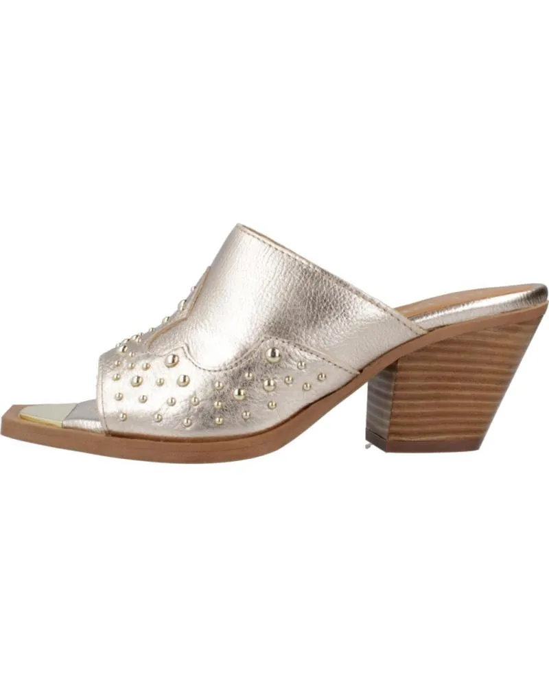 Zuecos ALPE  de Mujer ZUECOS MUJER MODELO 5113 41 COLOR PLATA  PLATINO