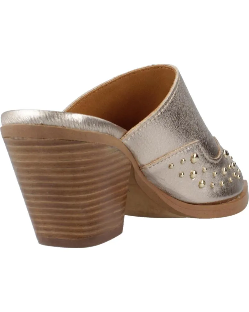 Zuecos ALPE  de Mujer ZUECOS MUJER MODELO 5113 41 COLOR PLATA  PLATINO