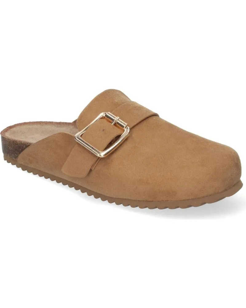 ZUECOS PUNTOSALAO  DE MUJER ZUECOS PLANOS PARA MUJER COMODOS COLOR CAMEL DB3185  VARIOS COLORES