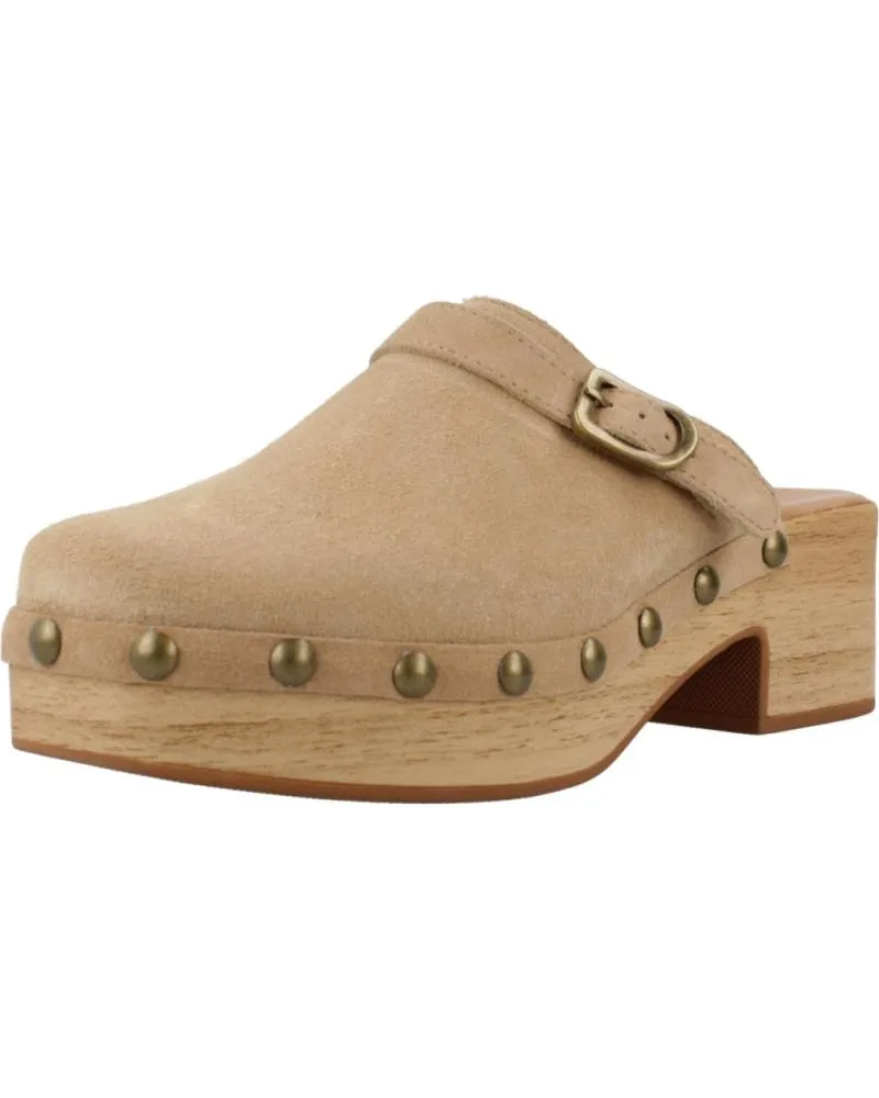 Zuecos YELLOW  de Mujer ZUECOS MUJER MODELO SONIA COLOR MARRON CLARO  CHEYENE