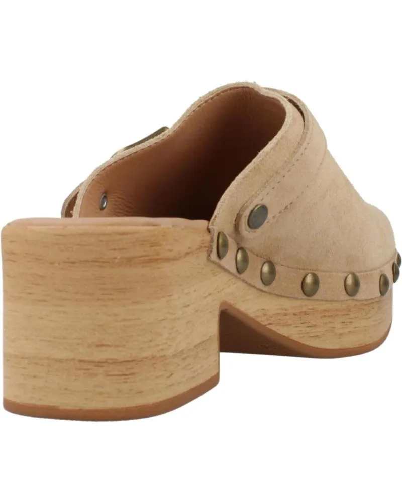 Zuecos YELLOW  de Mujer ZUECOS MUJER MODELO SONIA COLOR MARRON CLARO  CHEYENE