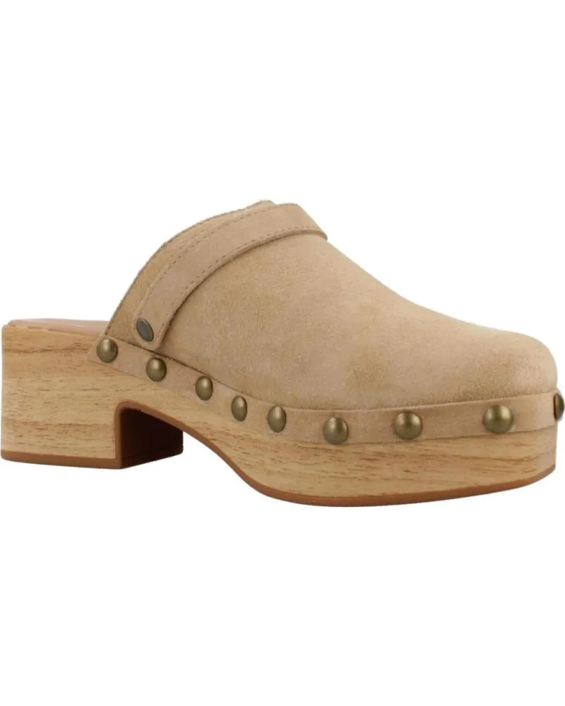 Zuecos YELLOW  de Mujer ZUECOS MUJER MODELO SONIA COLOR MARRON CLARO  CHEYENE